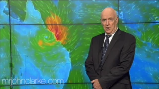 Clarke and Dawe - Cyclone Malcolm. This is a Watch and Act Warning.