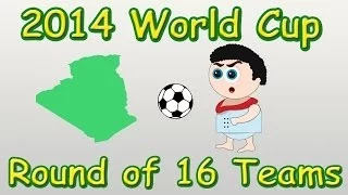 2014 World Cup round of 16 Teams (Algeria from Group H)