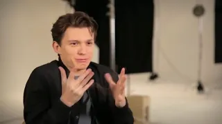 tom holland making random noises