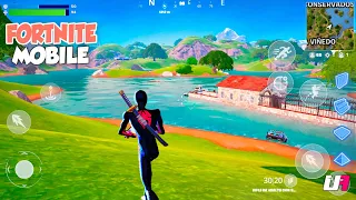 YA VA MEJOR FORTNITE MOBILE? PROBAMOS EN UN RM7 - ANDROID