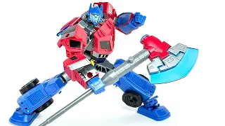 Super Figure !!! Transformers Legacy UNITED Animated Universe Optimus Prime Chefatron Review