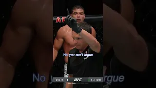 UFC commentators get PISSED at Paulo Costa for arguing with the ref 👀 👀 #shorts