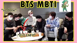 BTS FINALLY TALKS ABOUT THEIR MBTI (Vlive Edition)