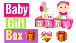 We received the best baby gift box 😃 #genderreveal #girlbaby #babygift #jamaicanfamily