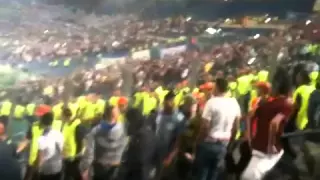 Roma   CSKA football fans fight, scontri ultras fight