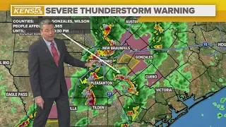 Storms making their way through San Antonio | Forecast