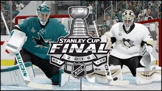 NHL 16 (Xbox One): Stanley Cup Final Game 4 Sharks vs Penguins Simulation