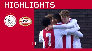 What a goal from Dall! 🎩✨ | Highlights Ajax O18 - PSV O18