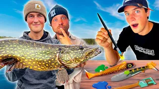 Catching Large Pike on my ONLINE DESIGNED BAIT From Photofish