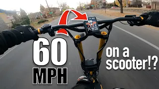 Full Throttle Evening Ride on a Kaabo Wolf King GT Electric Scooter