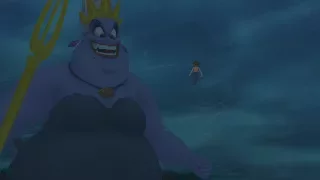 Kingdom Hearts HD 1.5+2.5 ReMix - KHFM - Ursula Boss Battle [PS4/60fps]