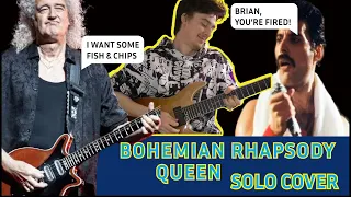 Bohemian Rhapsody - Queen (Guitar solo cover) meme version