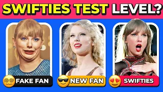 🤷‍♀️ Which is Taylor Swfit level fan test | Swifties Test 🎶🎙️ | Are you Real Swifties?🚫