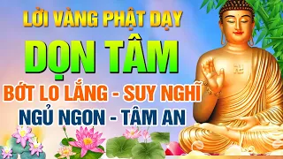 DỌN TÂM Trước Khi Ngủ Nghe Những Lời PHẬT Dạy Sâu Sắc Và Ý Nghĩa Sẽ Ngủ Ngon - May Mắn - Bình An