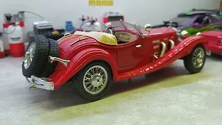 Présentation: Mercedes Benz 500K 1936 Bburago 1/18