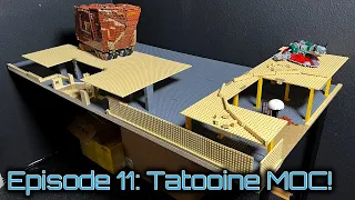 Neues MOC: zweistöckiges Tatooine im LEGO Star Wars Raum! | Bau eines SW Raums Folge 11