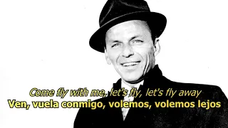 Come fly with me - Frank Sinatra (LYRICS/LETRA) [Original] [50s]