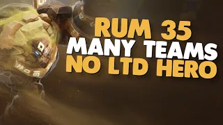 MANY RUM 35 TEAMS without limited hero in Infinite Magicraid - Bleeds Burns Poisons Buffs & Debuffs