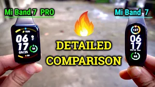 Mi Band 7 vs Mi Band 7 PRO | DETAILED COMPARISON | Best Fitness Band under Rs.3500