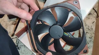 Unboxing Noctua NF-A14 iPPC-3000 PWM, Heavy Duty Cooling Fan, 4-Pin, 3000 RPM