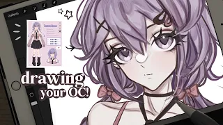 draw with me your OCs ♡ real time process ✦ [chill ambience]