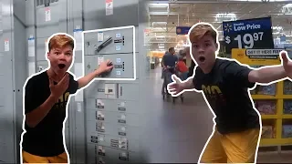 TURNING OFF ALL THE LIGHTS IN WALMART! *KICKED OUT*