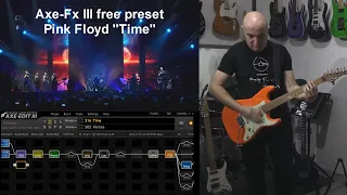 Axe-Fx III free preset | Pink Floyd "Time"