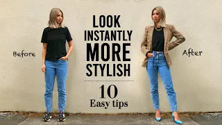 10 Easy Tips To Look More Stylish INSTANTLY 🌟