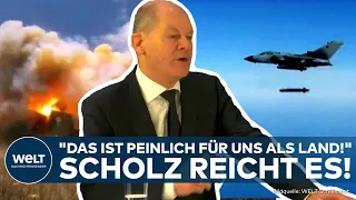 TAURUS-STREIT: Kanzler platzt der Kragen! "Debatte an Lächerlichkeit nicht zu überbieten!"