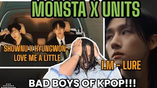 I.M(아이엠) - 'LURE' MV + SHOWNU X HYUNGWON 셔누X형원 'Love Me A Little' MV | REACTION | MONSTA X MARATHON