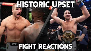 Sean Strickland vs Israel Adesanya Full Fight Reactions | SEAN SHOCKED THE WORLD