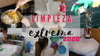 Limpieza profunda a toda mi casa - 6 horas limpiando - limpieza extrema