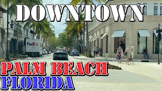 Palm Beach - Florida - 4K Downtown Drive