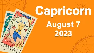 Capricorn horoscope for today August 7 2023 ♑️ Dont Miss The Details