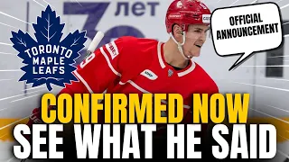 THIS IS SHOCKING!IT HAPPEND NOW! COME OUT NOW! TORONTO MAPLE LEAFS! LEAFS FANS NATION! NHL NEWS!