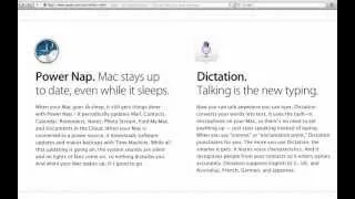 WWDC 2012 - OS X Mountain Lion: Power Nap and Siri Dictation