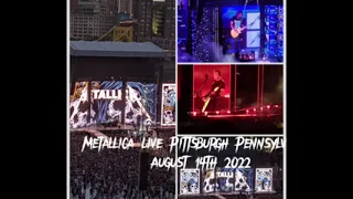 Metallica live Pittsburgh Pennsylvania August 14th, 2022 full concert