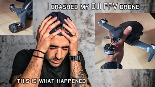 I crashed my DJI FPV drone... THIS is what happened! Should you get DJI Care Refresh?