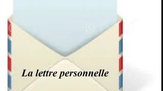 La lettre personnelle