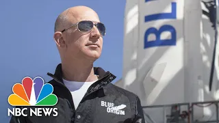 Watch: Jeff Bezos, Blue Origin Crew Launch Into Space | NBC News