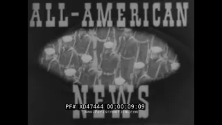 "ALL AMERICAN NEWS"  WWII AFRICAN AMERICAN NEWSREEL  CAMP SHANKS  BILLY ECKSTINE  TUSKEGEE  XD47444