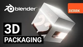 3D Package Design + Animation in Blender 2.8 EEVEE