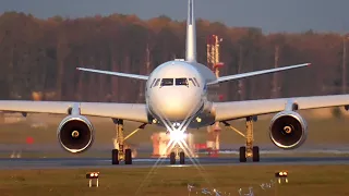 New* Tu-214 for the country's leadership. Takeoff and landing