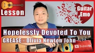 Hopelessly Devoted To You - Olivia Newton John Guitar Tutorial