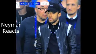 Neymar's reactions on Man Utd win over PSG