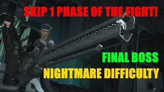 SKIP 1 full phase of the boss! - Final boss in NIGHTMARE difficulty - Resident Evil 3 (2020)