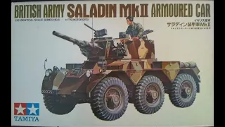 1971 Tamiya 1/35 British Army Saladin Mk II Armoured Car