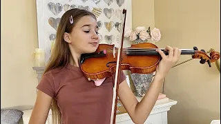 How good Karolina Protsenko in playing violin?