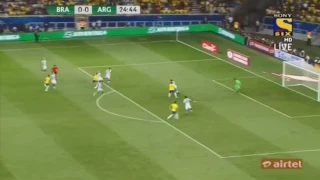 Philippe Coutinho Goal HD   Brazil 1 0 Argentina   WC Qualification   10 11 2016 HD