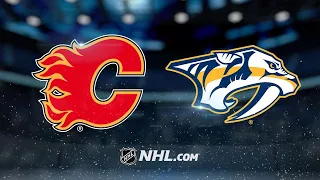 Flames rally late to defeat Preds in shootout, 3-2